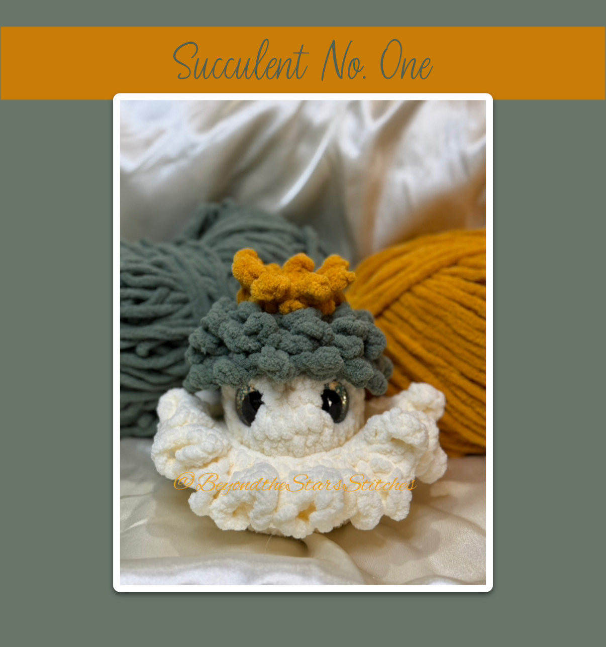 Poppable Cactus and Succulent Crochet Pattern