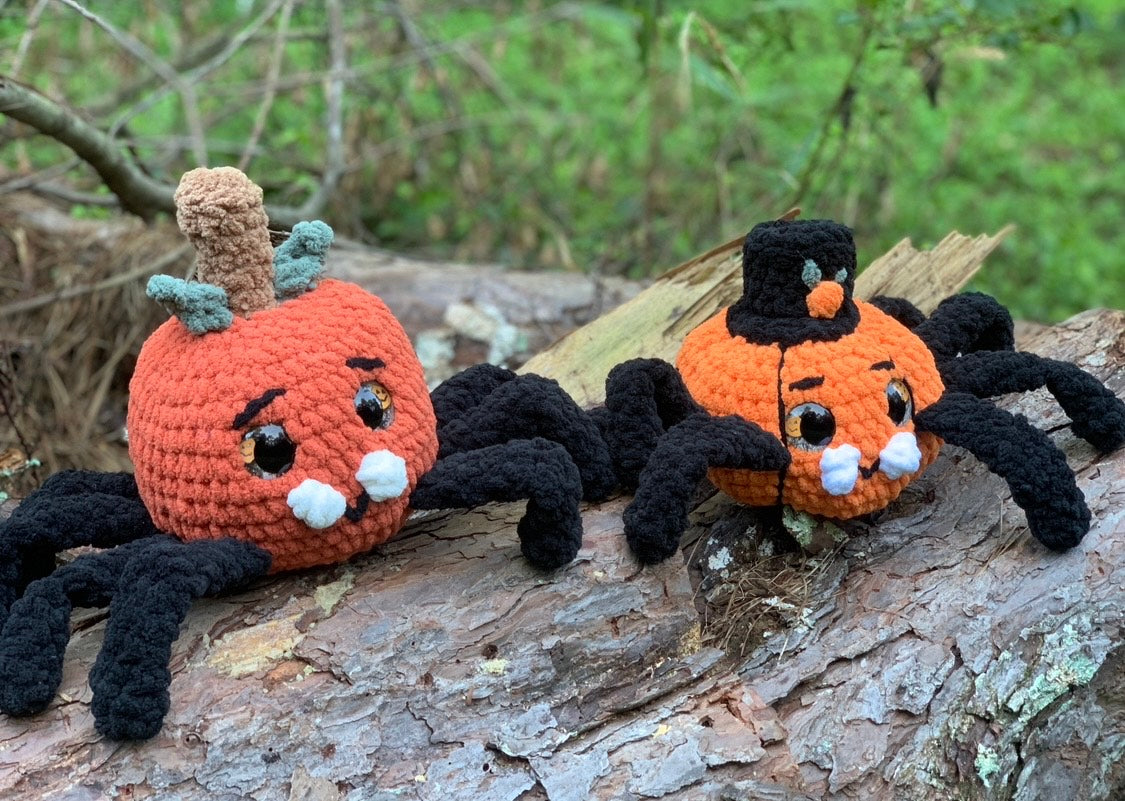 Spumpkin the Pumpkin Spider Crochet Pattern
