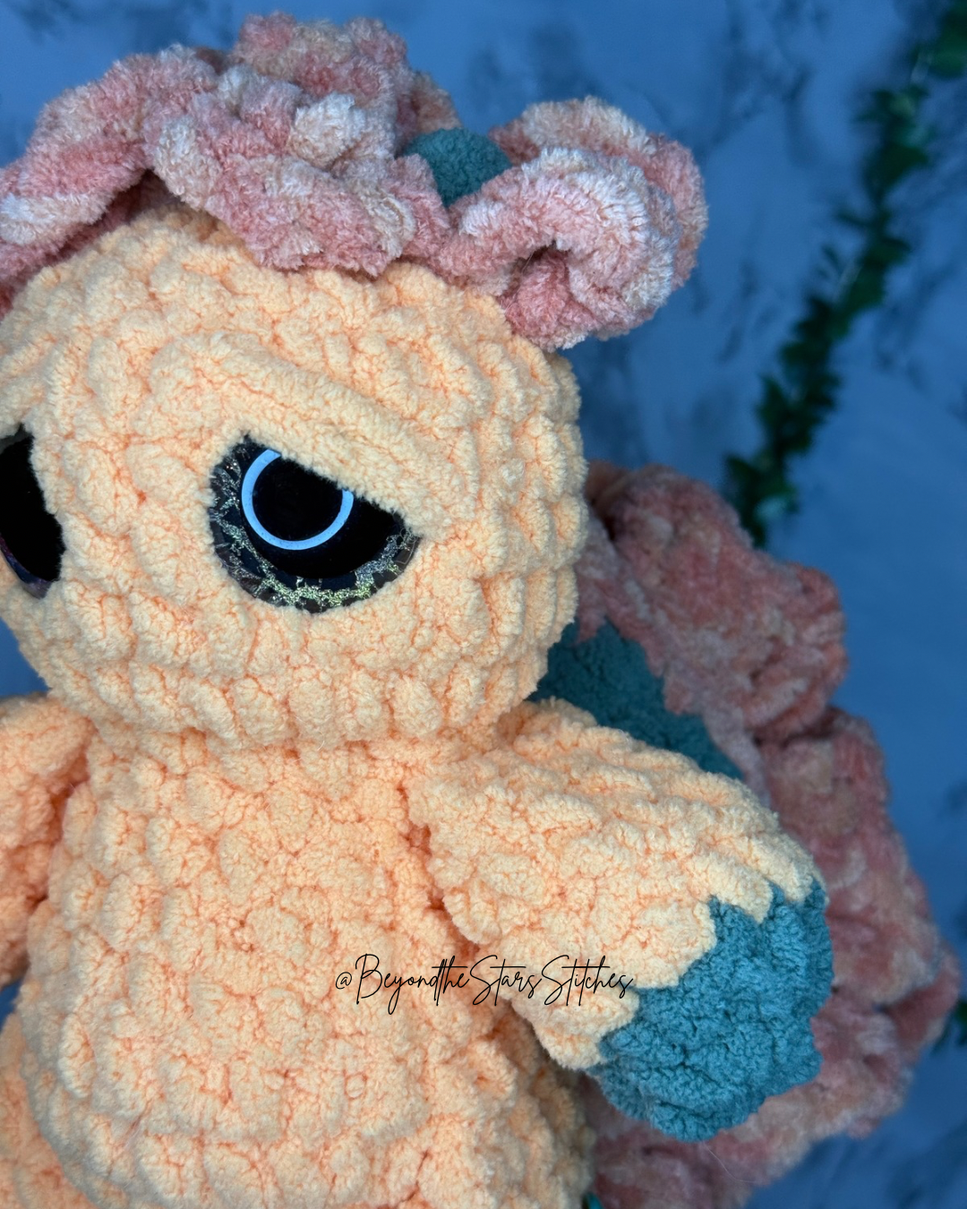 Crochet Blooming Lily Moth Plushie