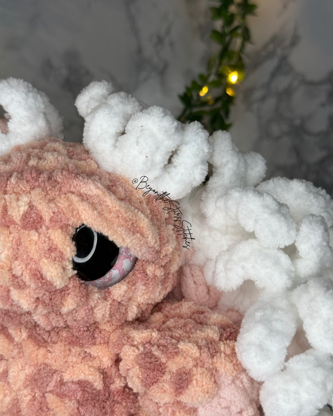 Crochet Blooming Chrysanthemum Moth Plushie