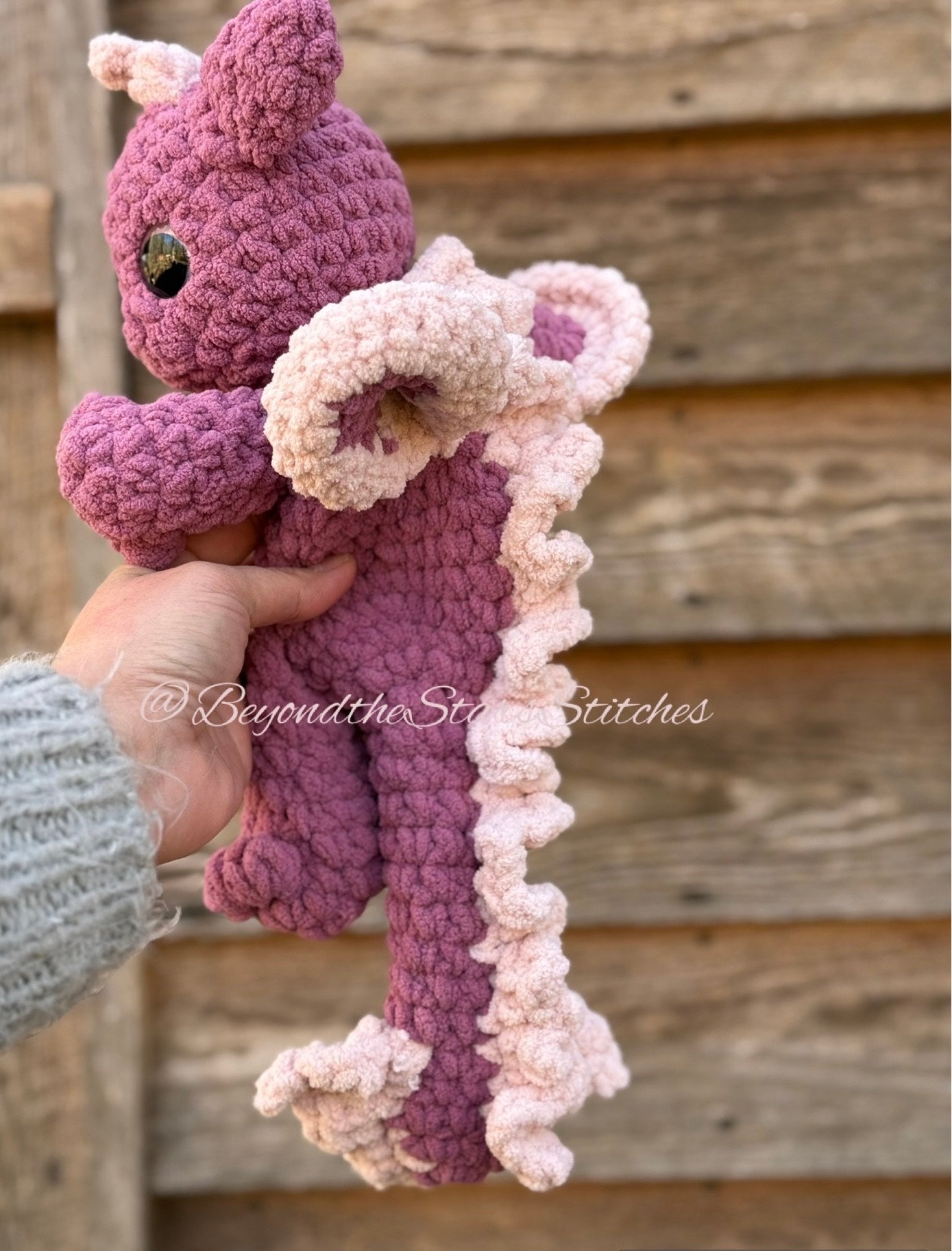 Mini Dragon Snuggler Crochet Pattern