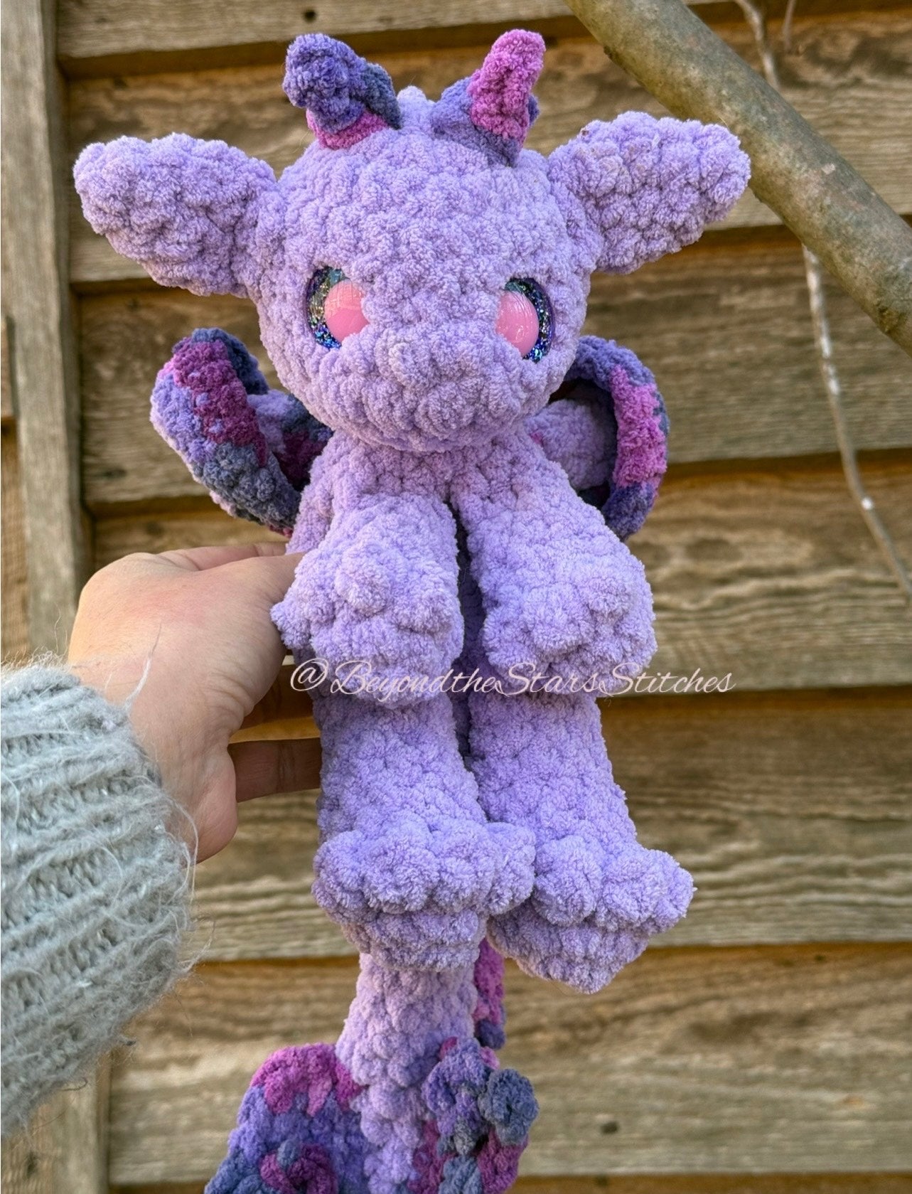Mini Dragon Snuggler Crochet Pattern