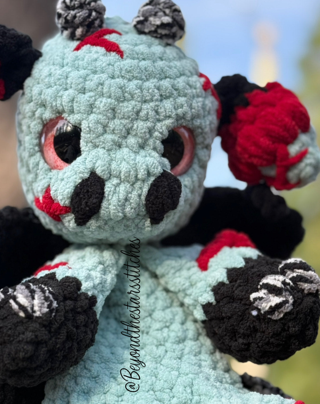 Sara the Sunflower Dragon Snuggler Crochet Pattern