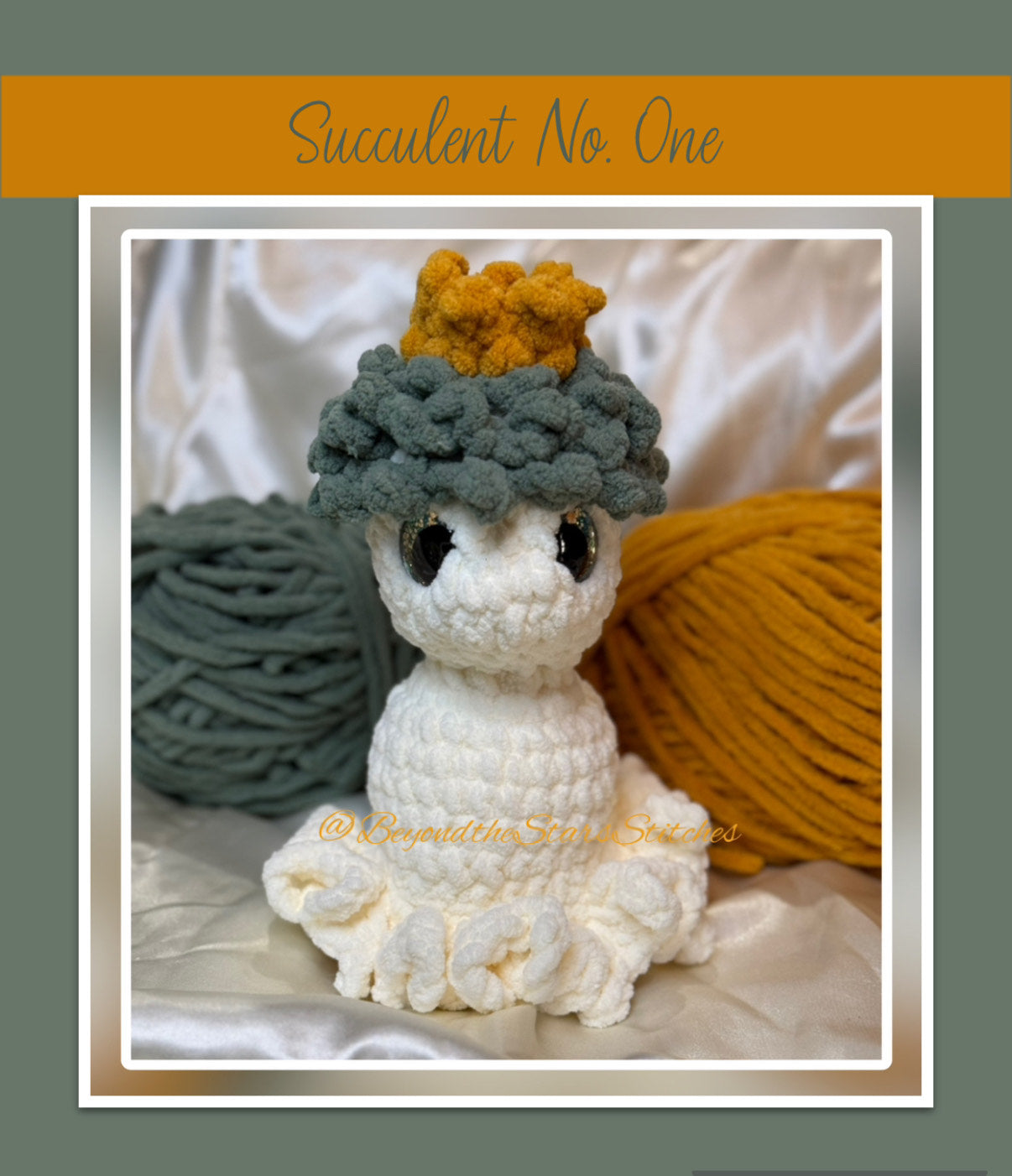 Poppable Cactus and Succulent Crochet Pattern