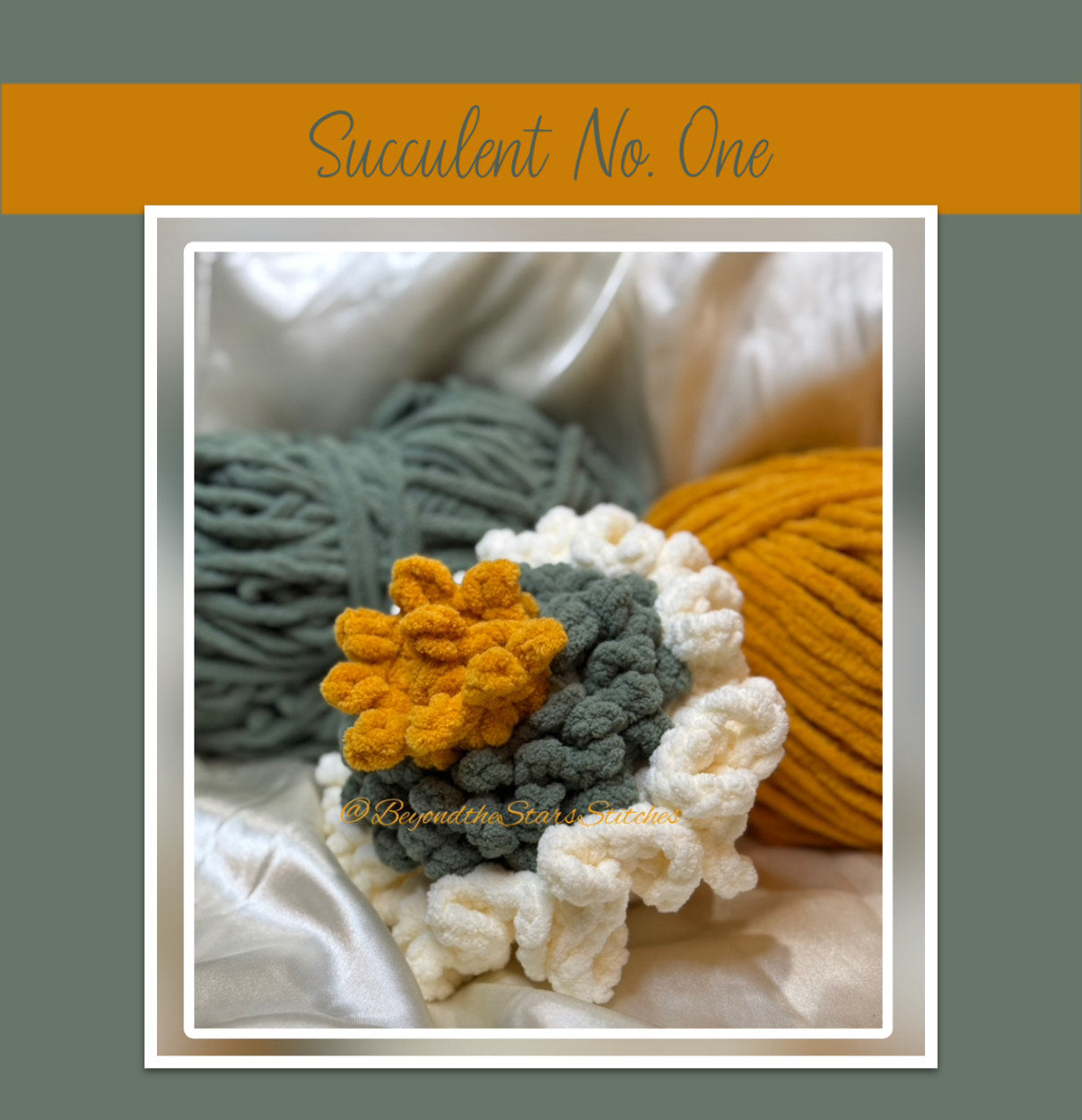 Poppable Cactus and Succulent Crochet Pattern