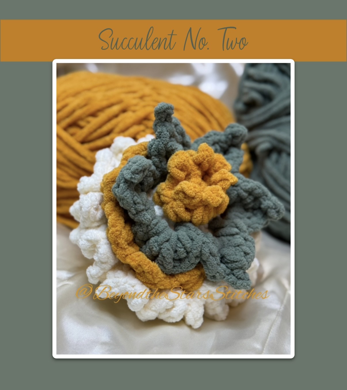 Poppable Cactus and Succulent Crochet Pattern