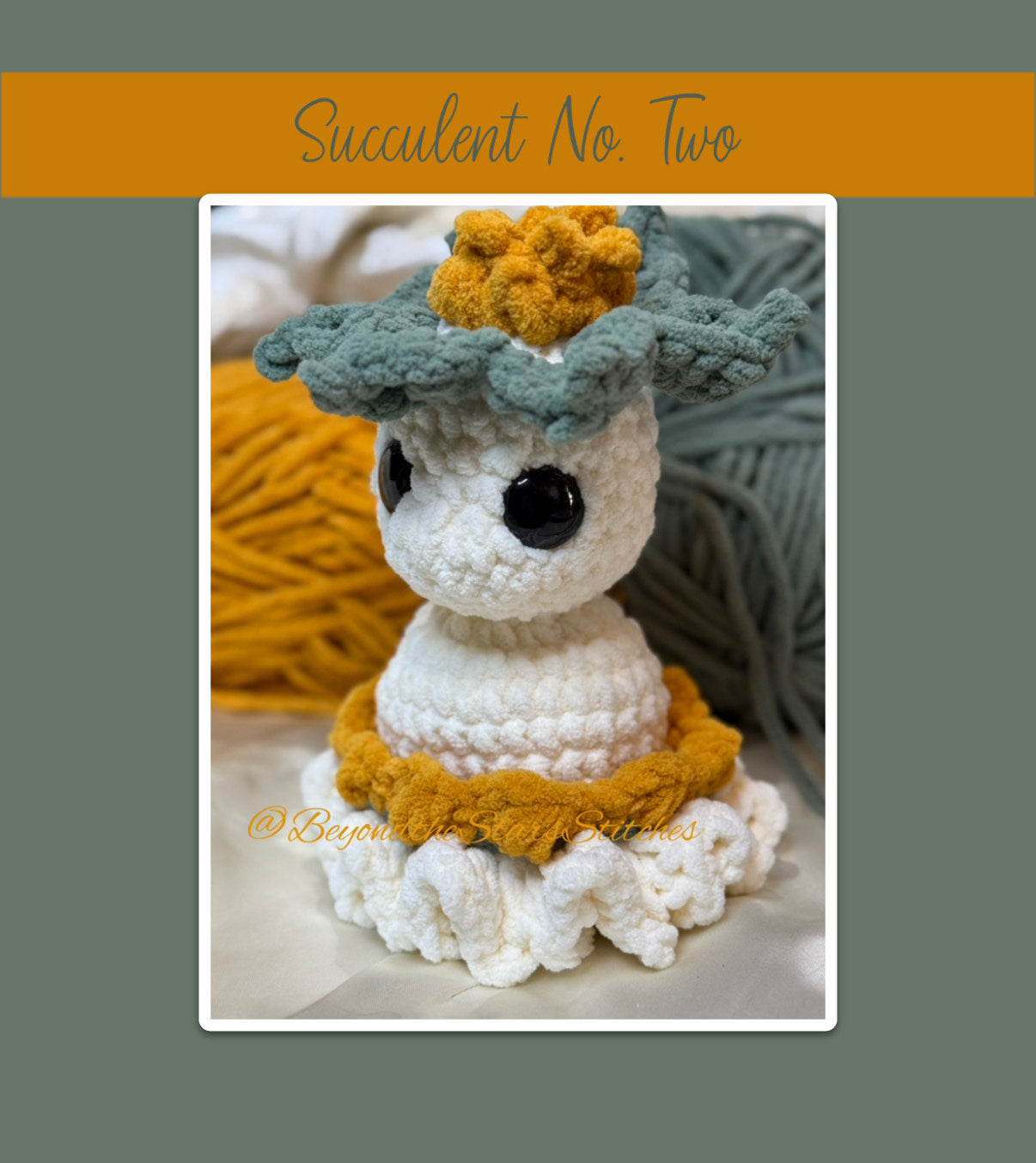 Poppable Cactus and Succulent Crochet Pattern