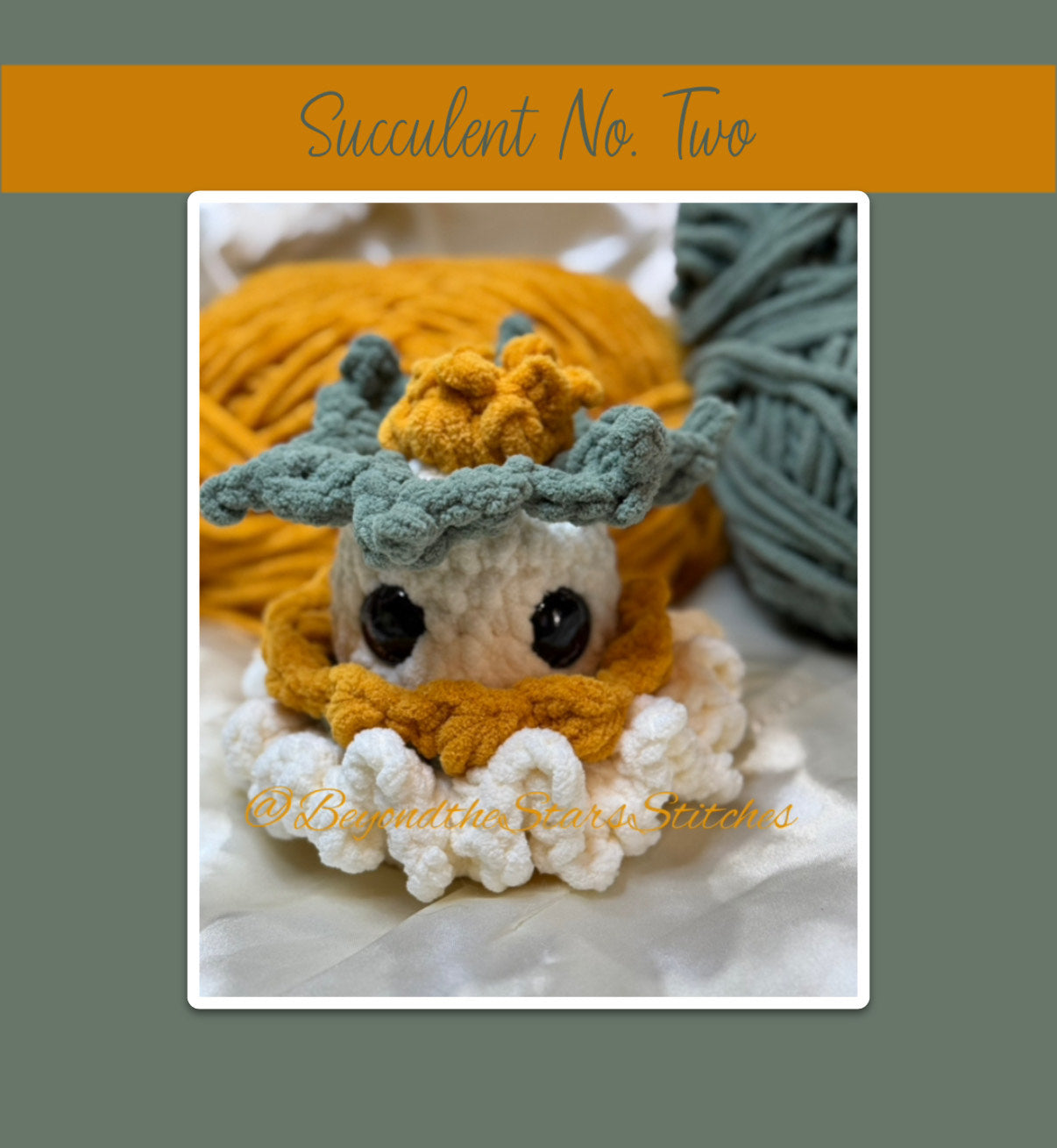 Poppable Cactus and Succulent Crochet Pattern