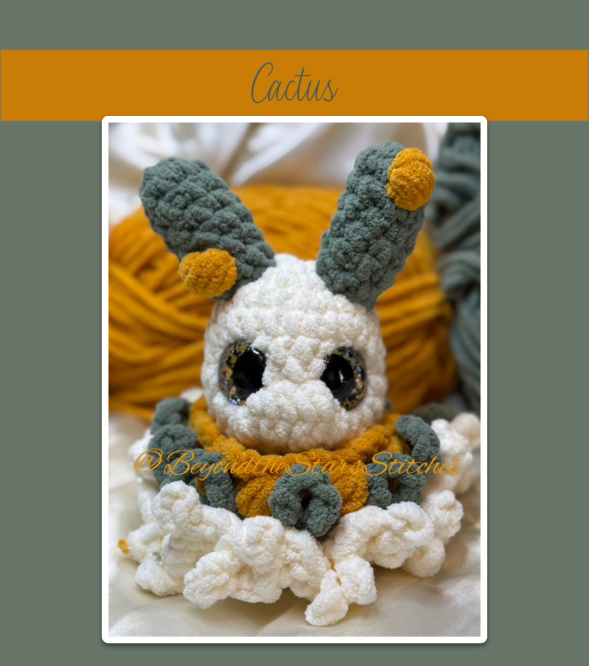 Poppable Cactus and Succulent Crochet Pattern