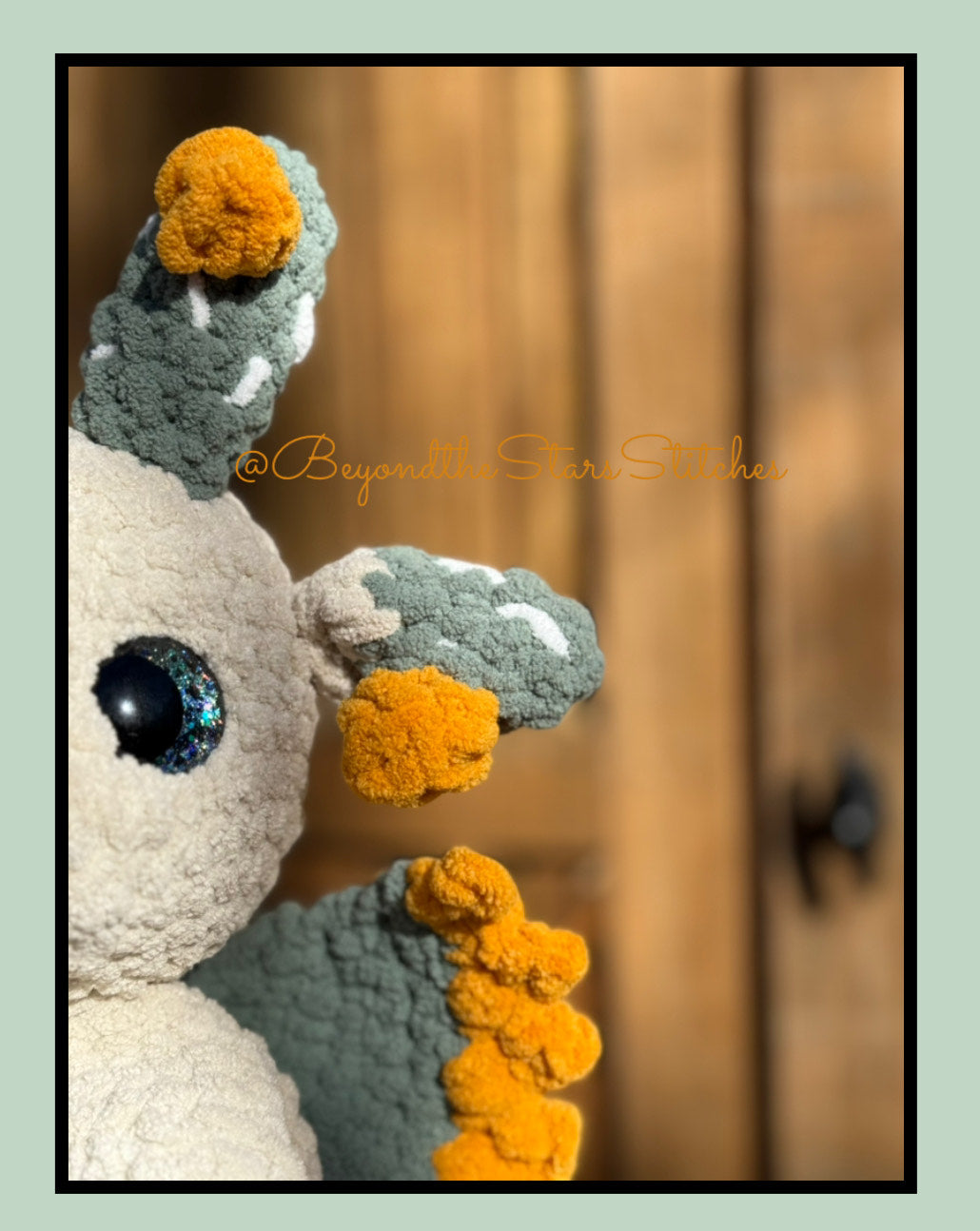 Cactus Dragon Snuggler Crochet Pattern