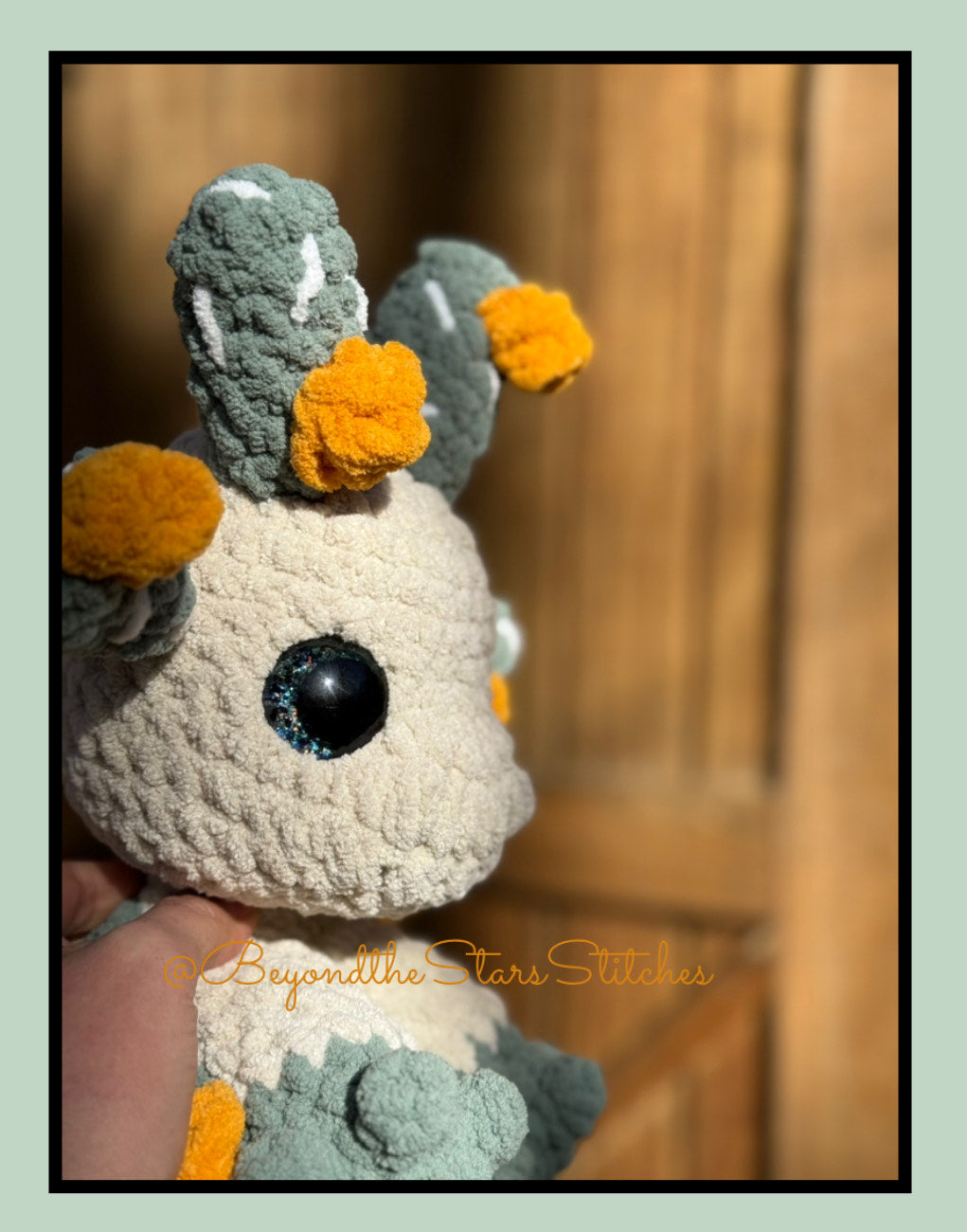Cactus Dragon Snuggler Crochet Pattern