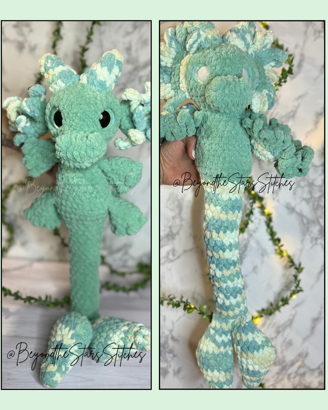 Dawn the Sea Dragon 2-in-1 Crochet Pattern