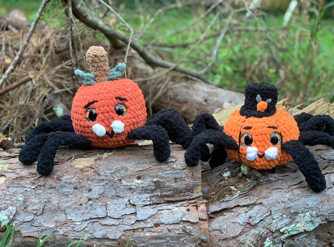 Spumpkin the Pumpkin Spider Crochet Pattern