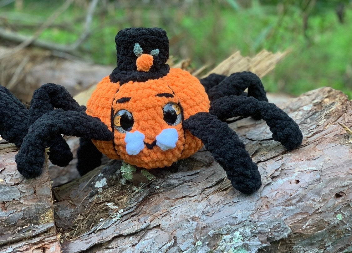 Spumpkin the Pumpkin Spider Crochet Pattern