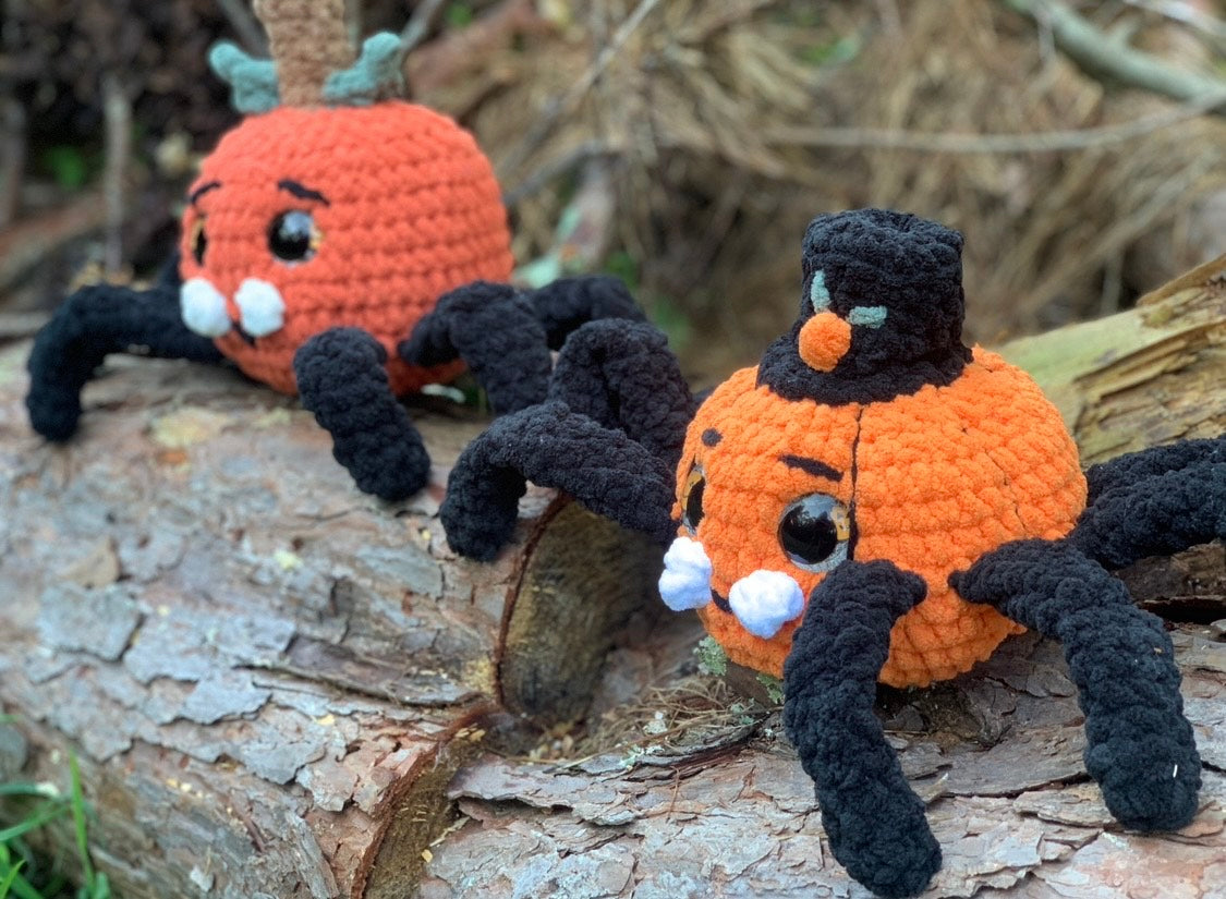 Spumpkin the Pumpkin Spider Crochet Pattern