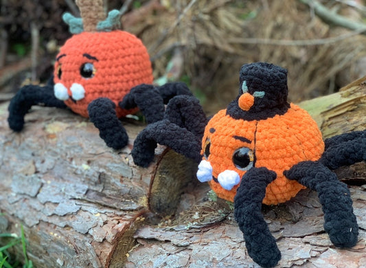 Spumpkin the Pumpkin Spider Crochet Pattern