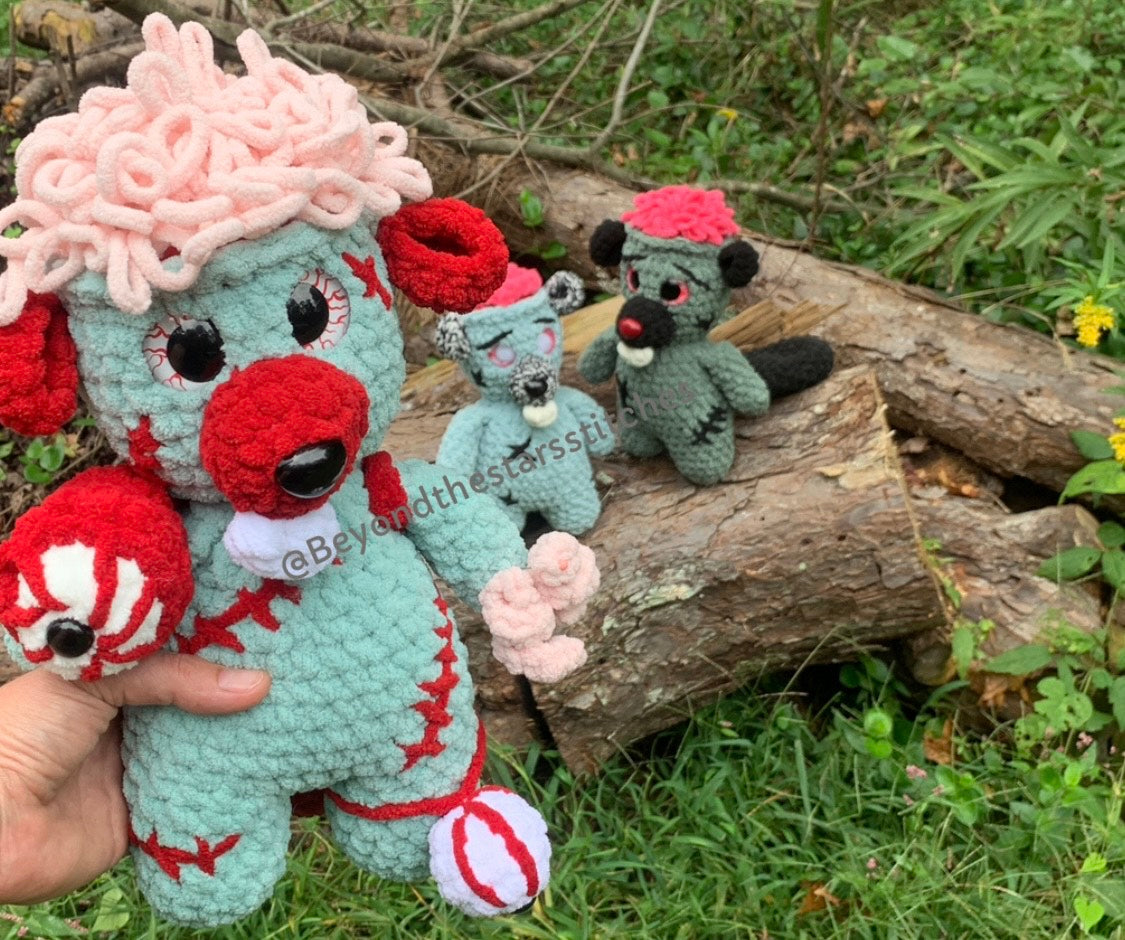 Zombeaver Crochet Pattern